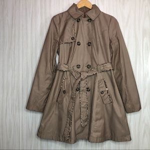 plus size skirted peacoat